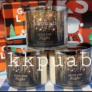 Bath & Body Works Into The Night Candle x 3